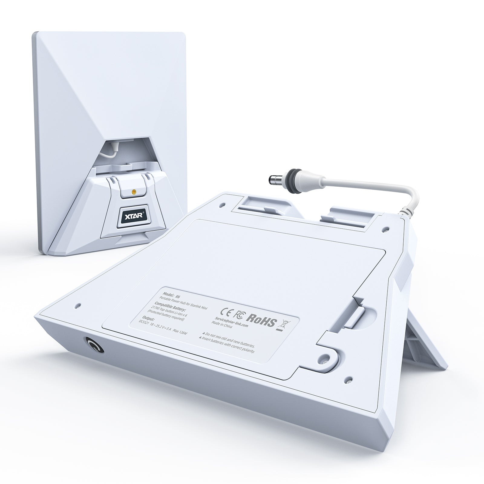 Starlink Mini Battery Pack – X6 Swappable 21700/18650 Power System