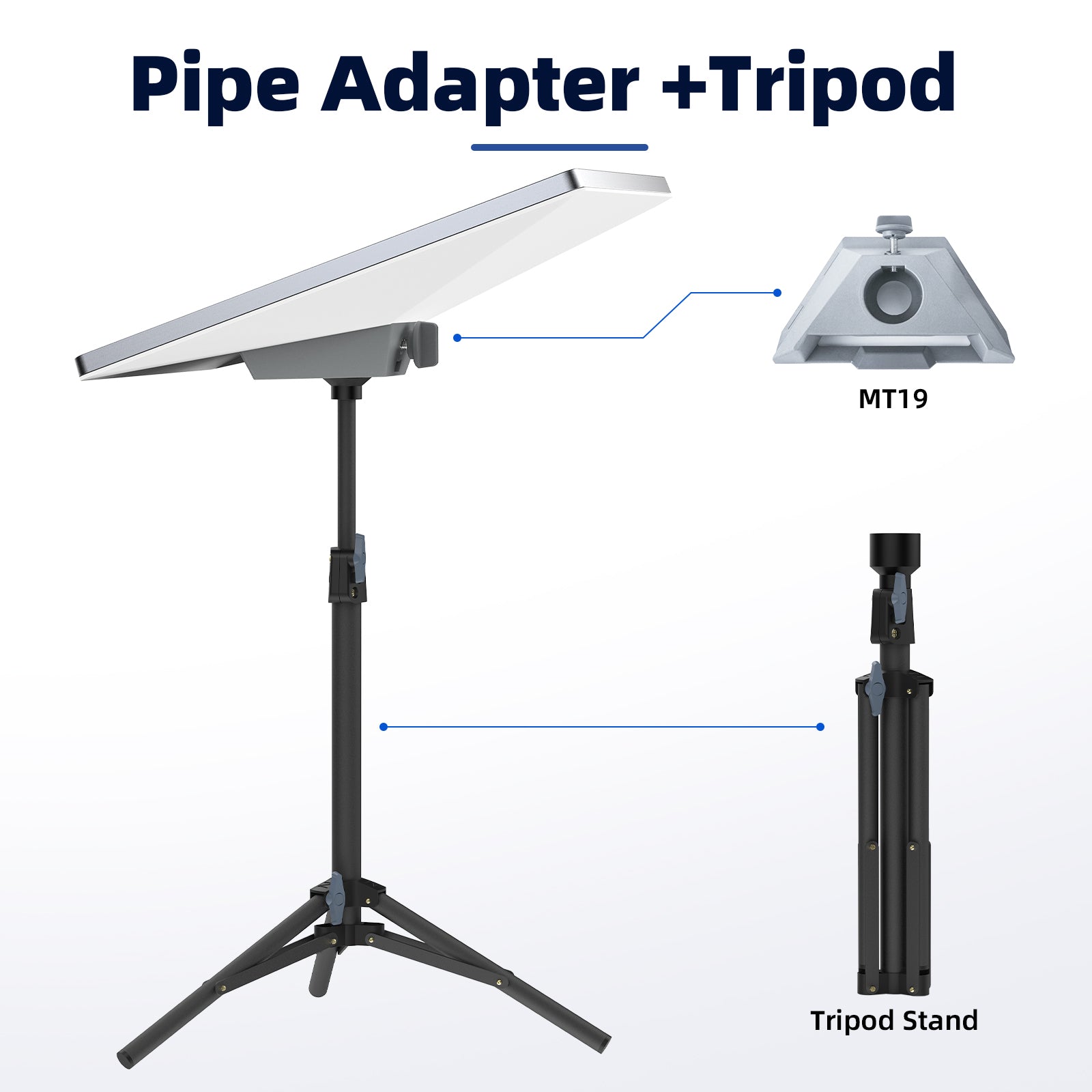 Starlink Mini Tripod Stand — Stable, Portable Mount for Off-Grid