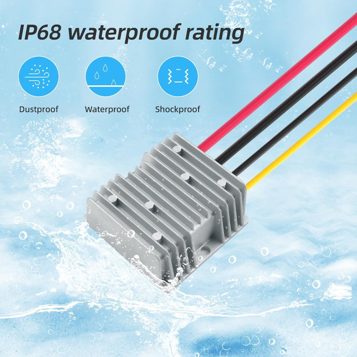 Convertitore DC 12V A 48V Boost - Inverter Solare 144W Impermeabile Per Auto E Camper - Foto 12