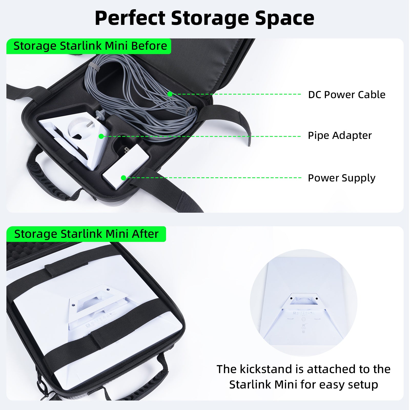 Light Weight Travel Case for Starlink Mini – XTAR-LINK
