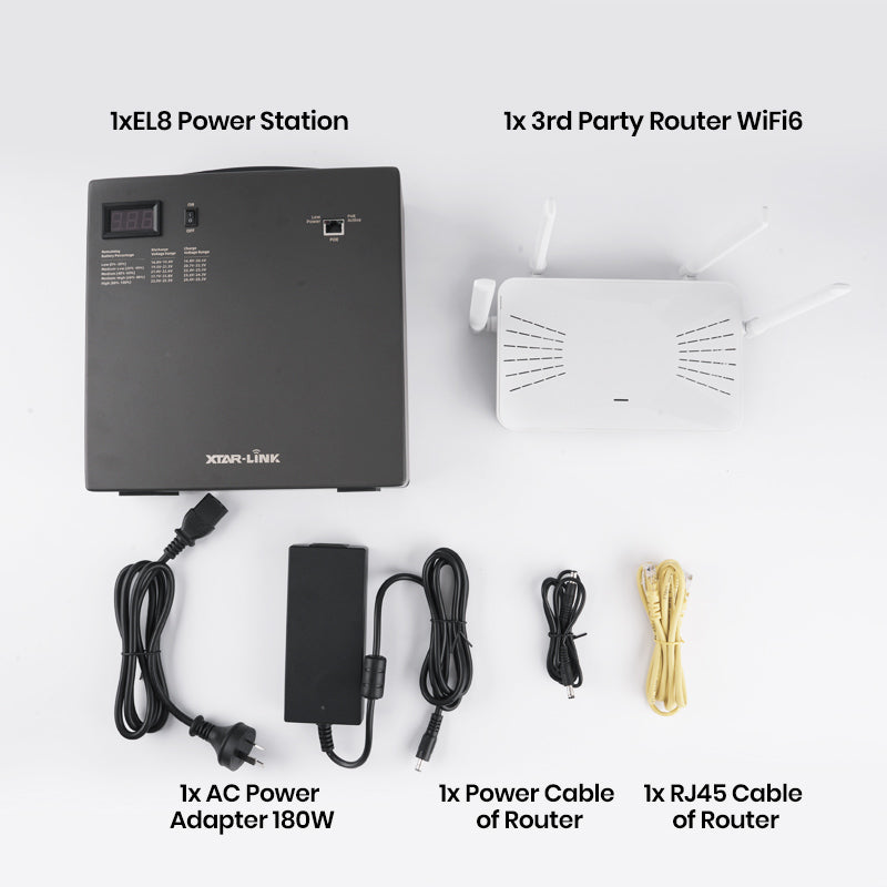 XTAR-Link EL8 Power Station with WiFi6 Router for Starlink Gen 3 – XTAR ...
