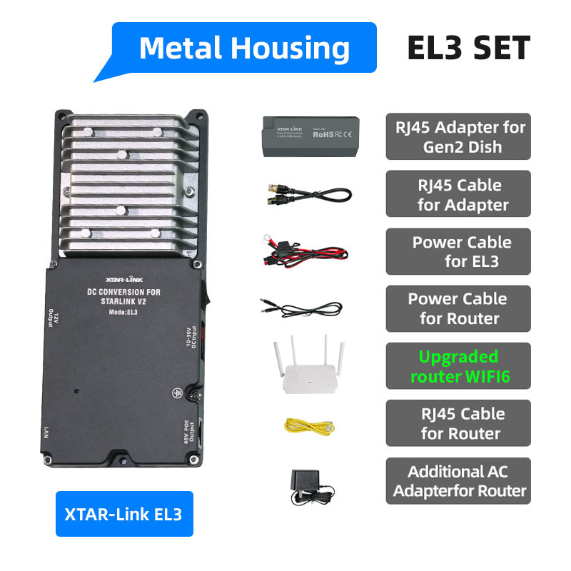 EL3 12V DC Converter For Starlink Standard Actuated – XTAR-LINK